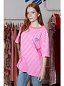 Camiseta Sésamo Rosa Fluor